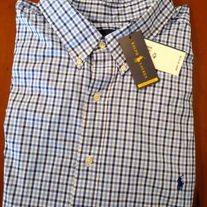 Ralph Lauren Polo 4XLT Button Down Dress Shirt
